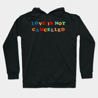 love is not cancelled Hoodie